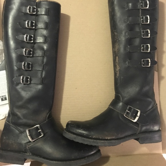 frye veronica belted tall